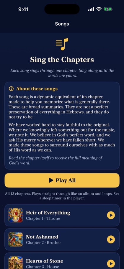 Hebrews by Heart screenshot 8