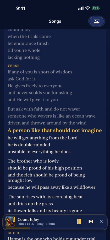 James by Heart screenshot 2