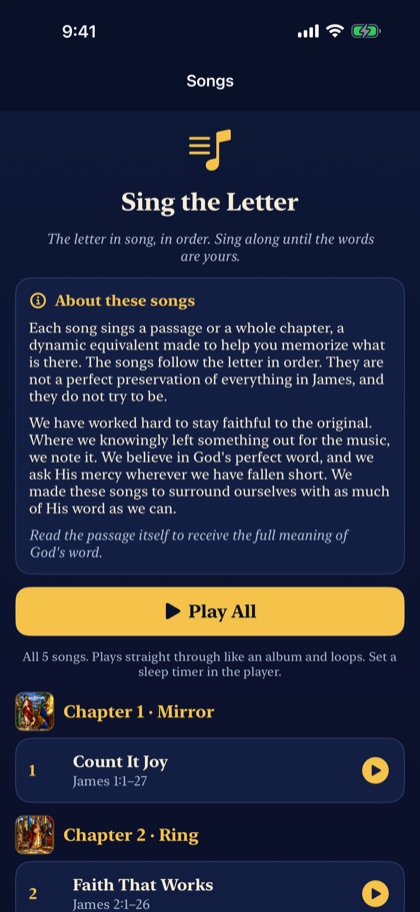 James by Heart screenshot 8