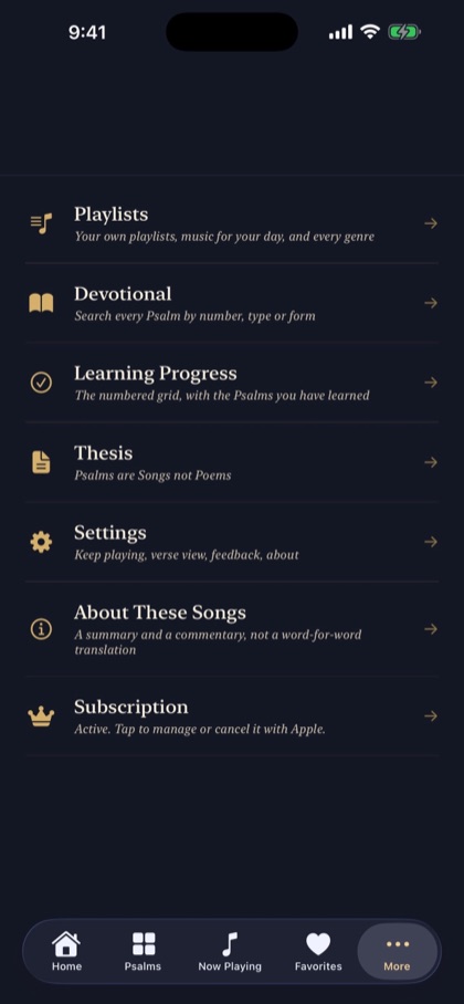 Psalm Song screenshot 10